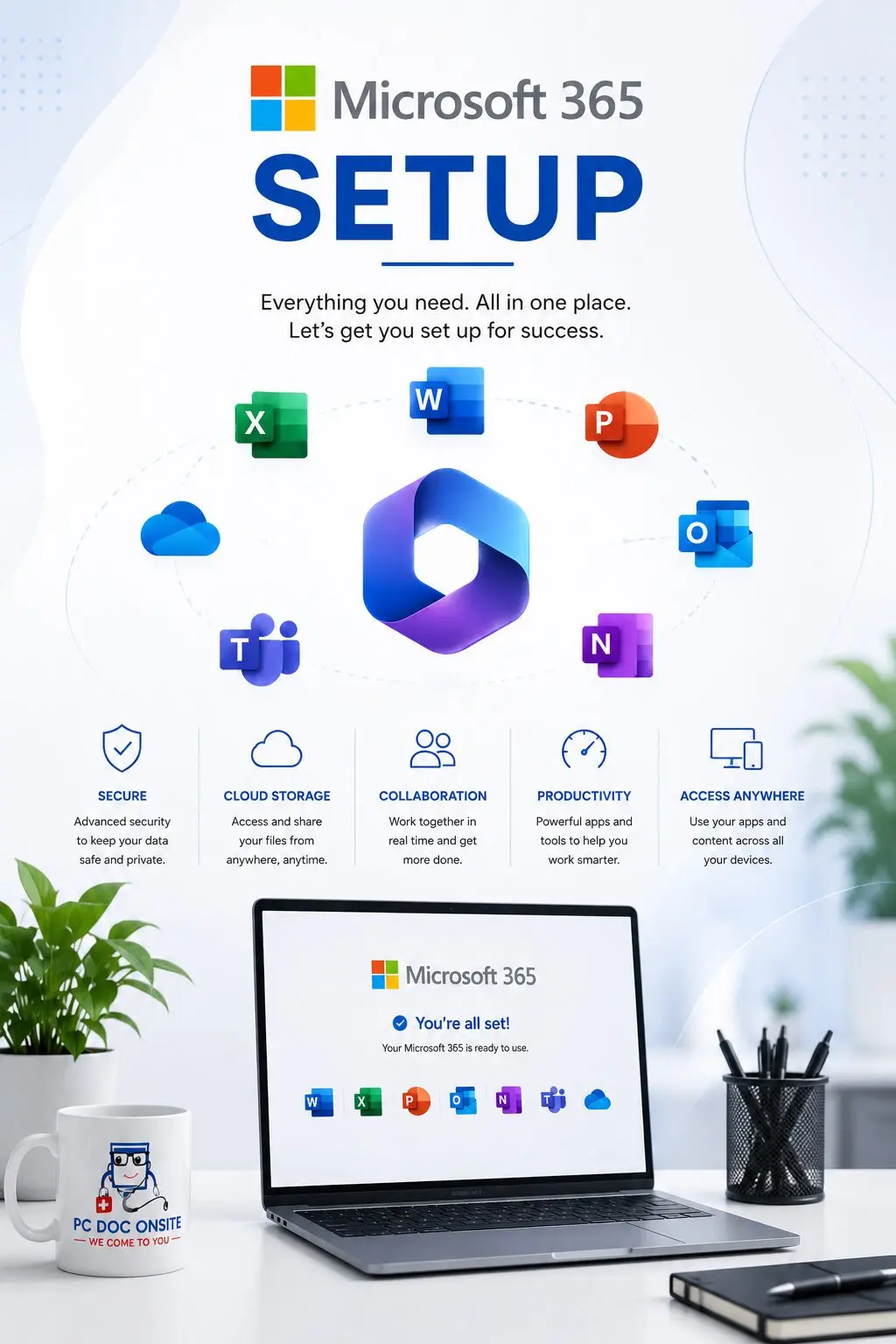 Expert Microsoft 365 setup Melbourne