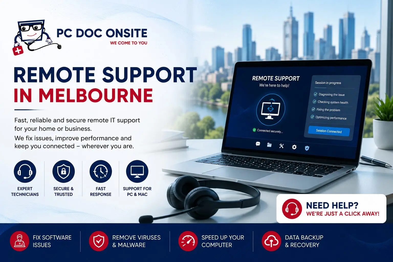 Remote Computer Support Melbourne